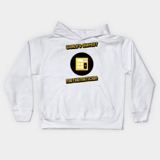 World's okayest mathematician Kids Hoodie